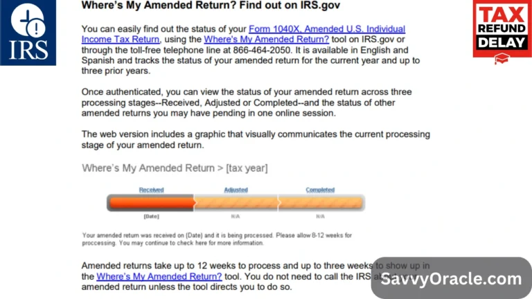 irs Where's My Amended Return?